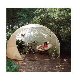 Guangzhou high quality 6m diameter nylon clear geodesic 15m dome tent for picnic sale