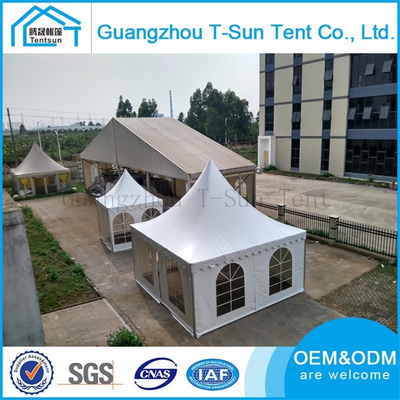 High quality 3x3m 4x4m 5x5m 6x6m aluminum pvc pagoda tent for sale