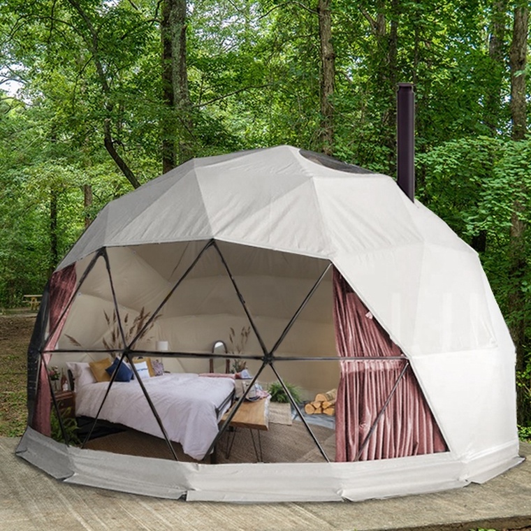 philippines luxury yurt connected camping tree cabin house family party globe geometric dome tent for camping