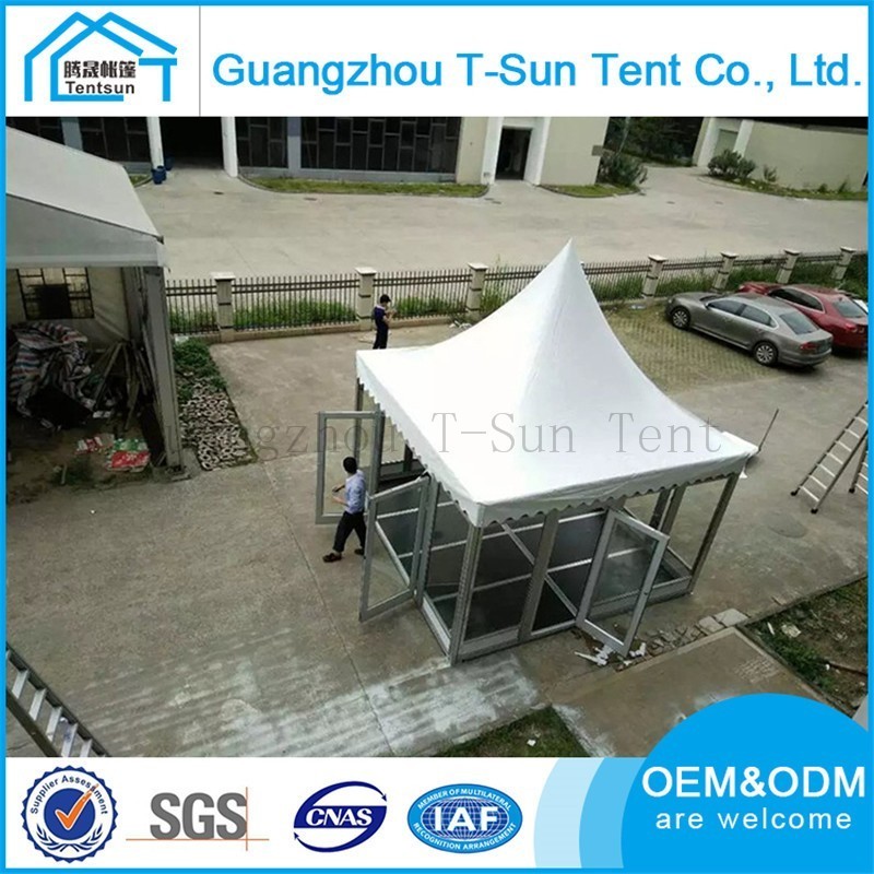 Guangzhou 3x3 4x4m 5x5 6x6m 10 x 10 exhibition pagoda small tent for event