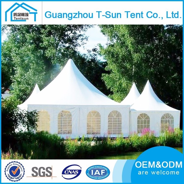 High quality 3x3m 4x4m 5x5m 6x6m aluminum pvc pagoda tent for sale