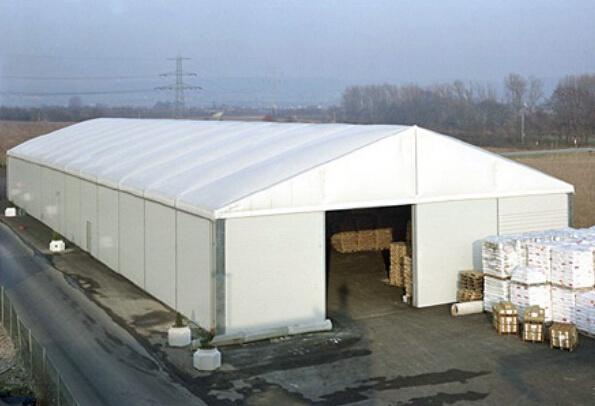 Large shelter 15m 20m 25m width aluminum warehouse big temporary warehouse tent for industrial storage