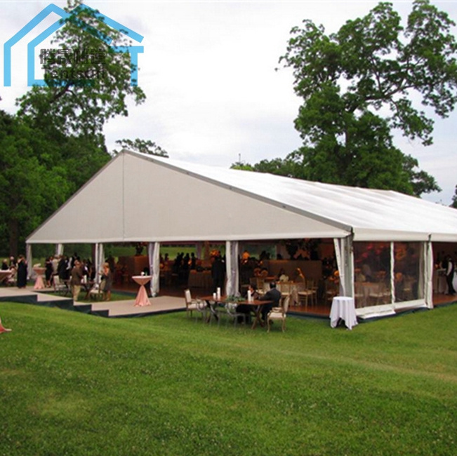 wholesale cheap Large-scale exquisite 40x60 white windproof wedding marquee party tents for sale 20 x 40