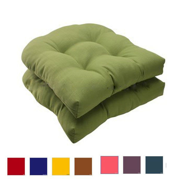 Eco-friendly textured taupe outdoor wicker seat cushions outdoor furniture cushions