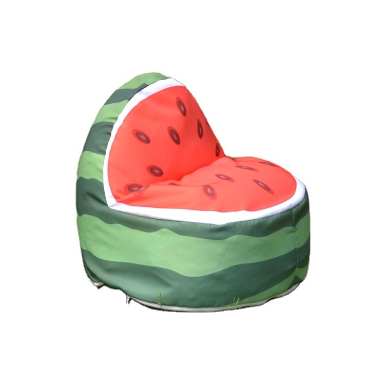 New style watermelon fruit custom shape bean bag chair