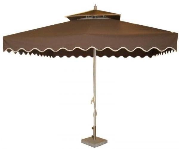 Waterproof and high class  big size 6m outdoor umbrella with stand