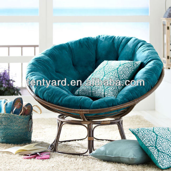 soft tufts round papasan hammock chair round seat cuscino cushion