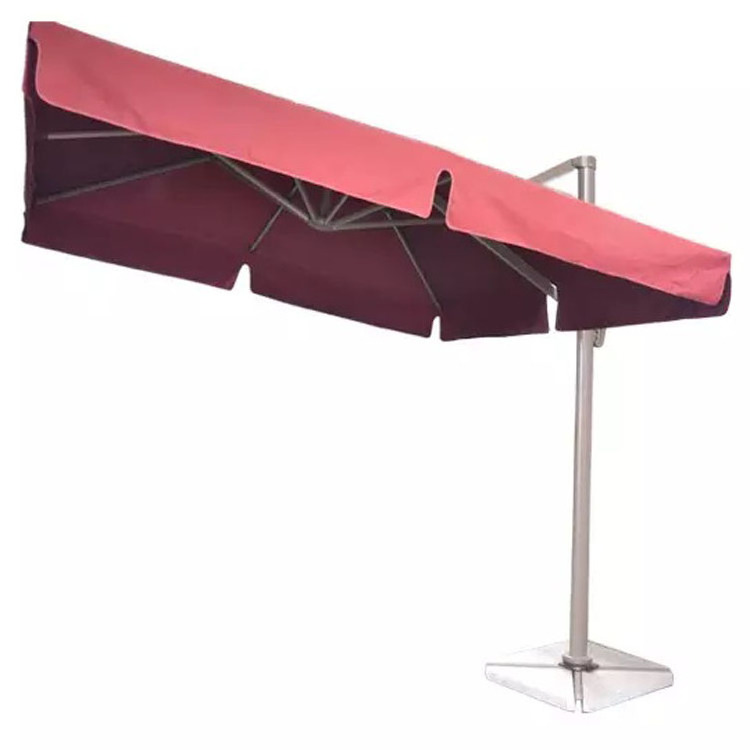 square strong roma outdoor sun commercial cantilever garden umbrella with base