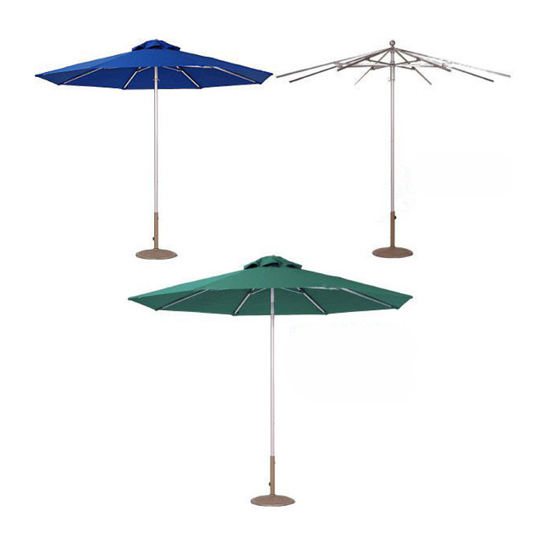 9ft Patio Outdoor Table Market Umbrella with Push Button Tilt & Crank for Garden / Lawn / Deck / Backyard & Pool