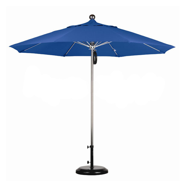 9ft Patio Outdoor Table Market Umbrella with Push Button Tilt & Crank for Garden / Lawn / Deck / Backyard & Pool