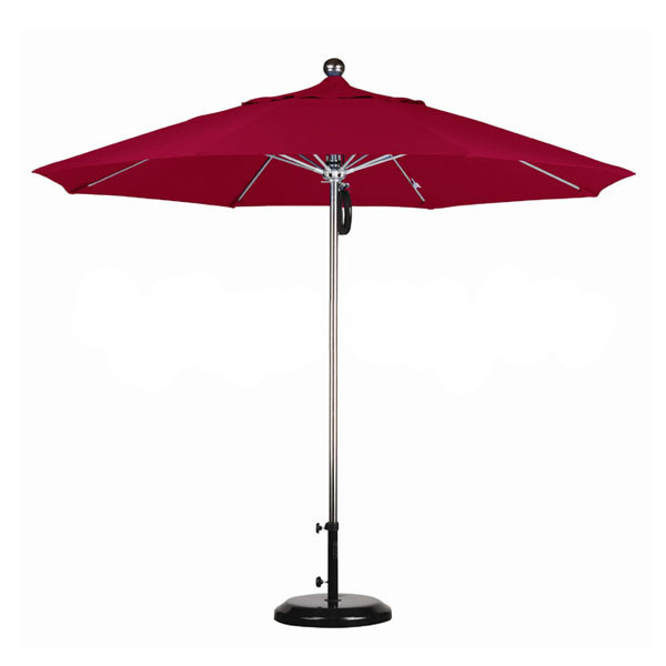 9ft Patio Outdoor Table Market Umbrella with Push Button Tilt & Crank for Garden / Lawn / Deck / Backyard & Pool