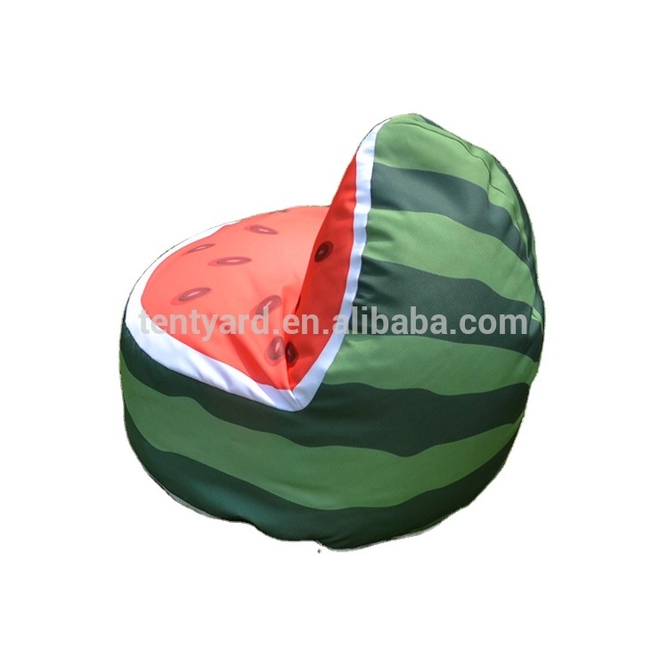 New style watermelon fruit custom shape bean bag chair