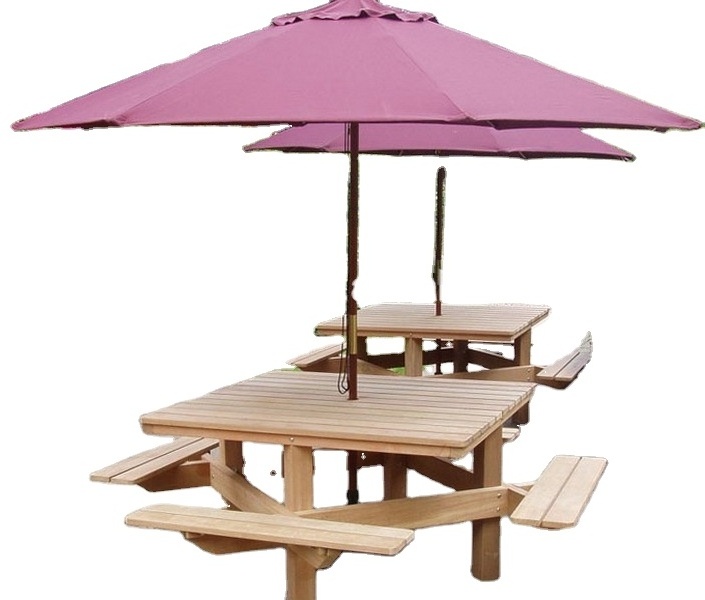 luxury beauty red coffee shop decoration wooden beach china umbrella