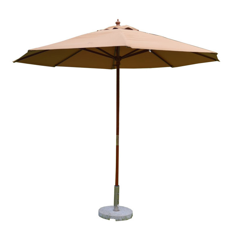 out door fashion high quality wood pool parasol umbrella patio pole umbrella