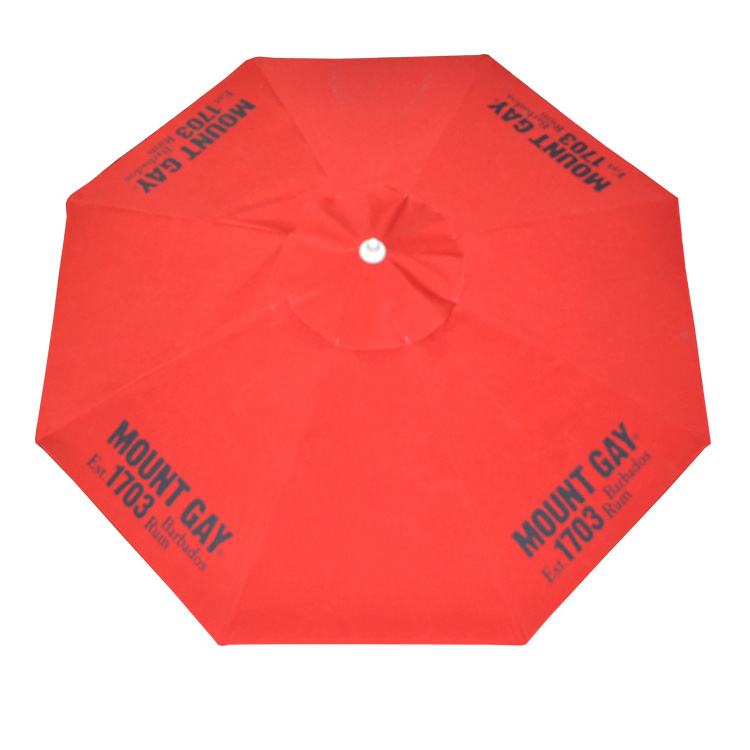 outdoor mini patio umbrella market scallop custom umbrella with logo printing