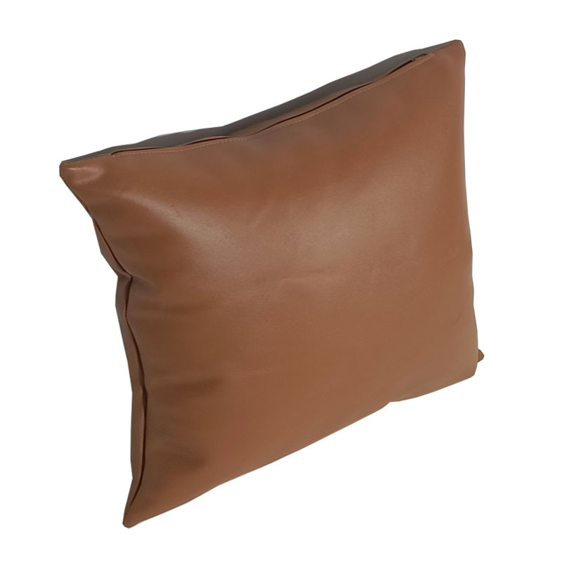 waterproof outdoor replacement custom faux leather sofa throw pillow cushion cover