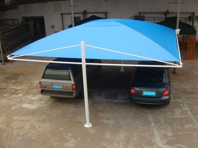 Durable outdoor pvc sunshade car shade parking tent