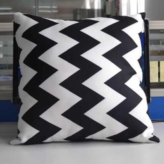 wholesale fancy outdoor decorative furniture sofa bed waterproof printed pillow stripe cushion cover