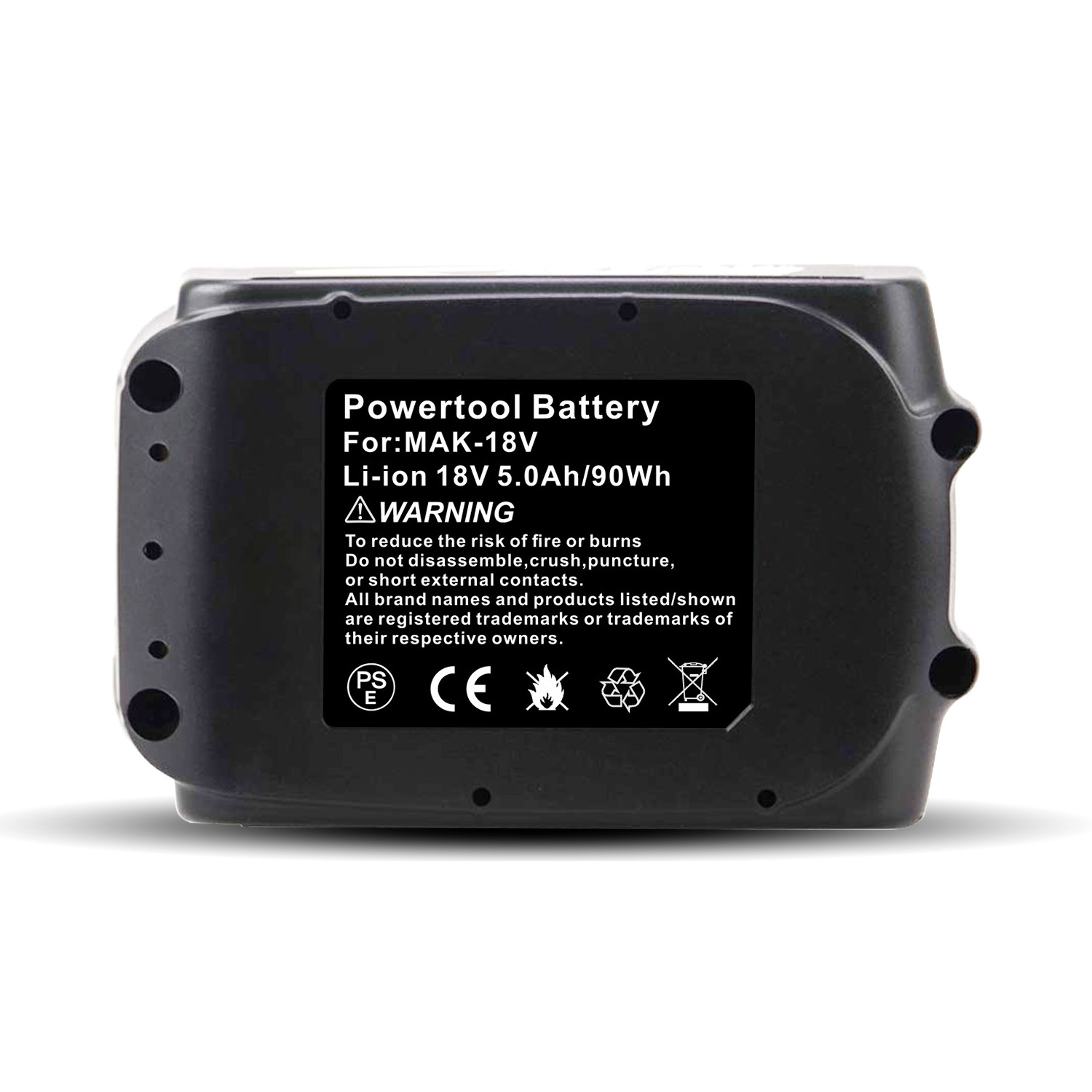 Replacement Makita Battery 6ah Lithium Ion Rechargeable with Indicator Light for Makita Battery BL1850 BL1830 BL1860B