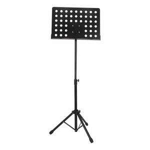 P-05 musical instruments accessories professional music stand iron adjustable height stable high quality steel music stand