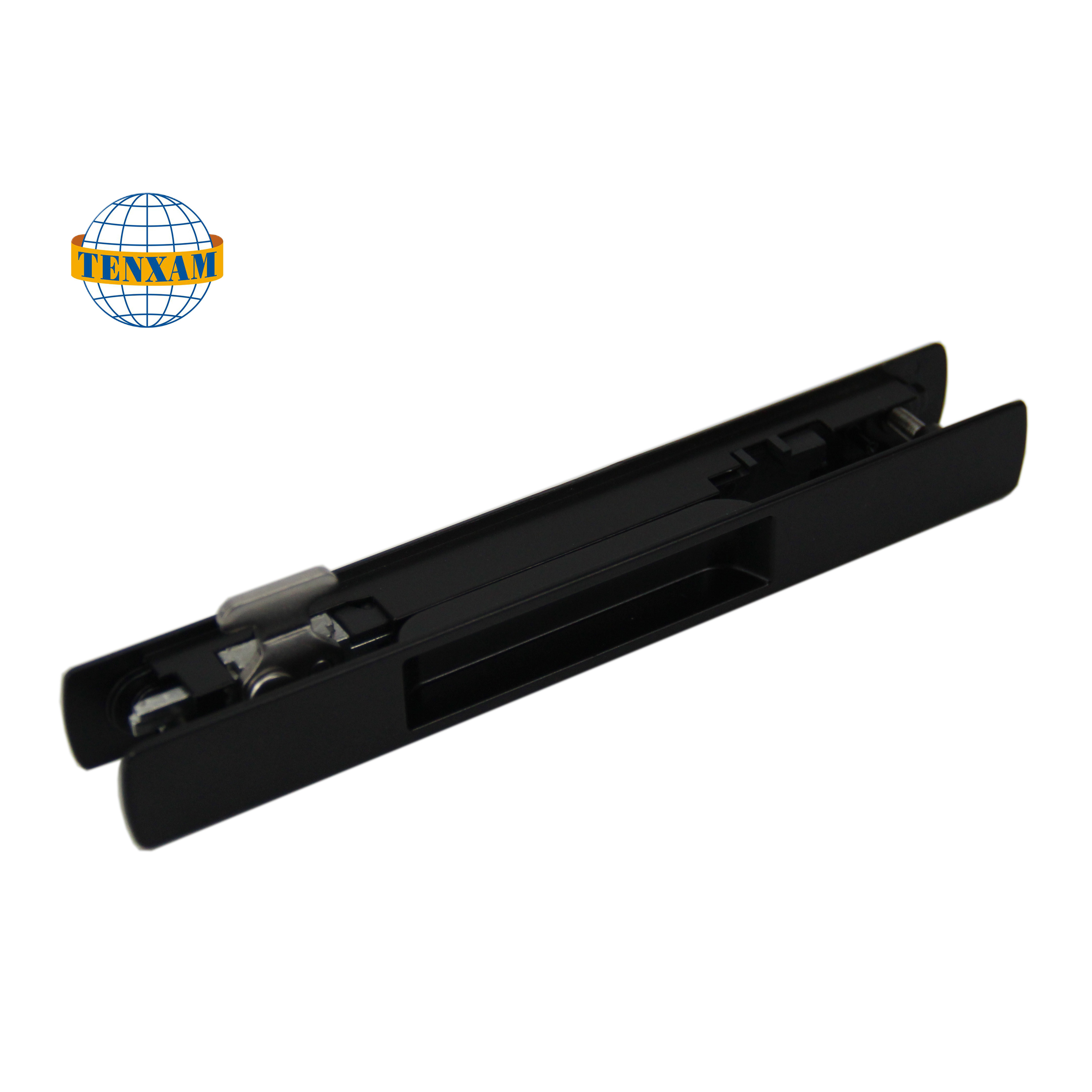 Aluminum Window And Door Security Lock Black Zinc Alloy Latch Lock Sliding Window Lock