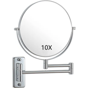 8" Two-Sided Swivel Extendable Mirror for Bathroom