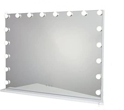 15 Dimmable LED Bulbs Large Hollywood Lighted Vanity Mirror