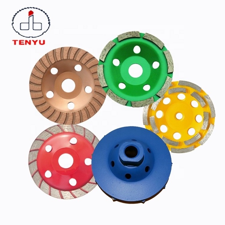 Continuous Turbo Diamond Granite Cup Cutting Grinding Wheel Disc Diamond Tools for Stone Marble Concrete