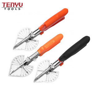 Miter Scissors Multi Angle Cut of Moulding and Trim 45 to 135 Degree Adjustable Miter Shears Cutter