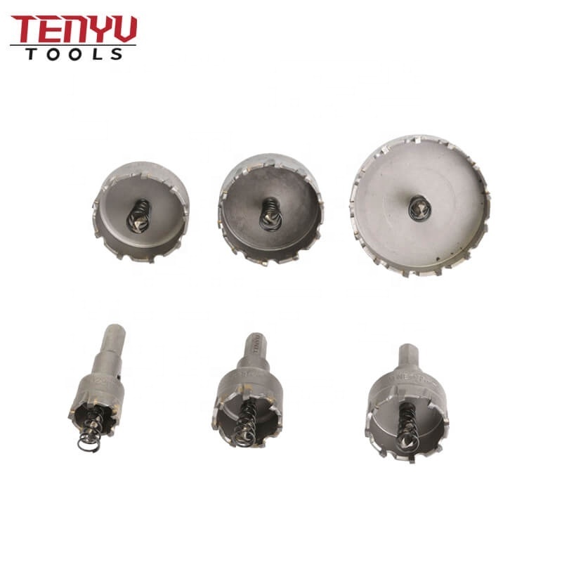 Hot Sell 6Pcs TCT Concrete Hole Saw Cutter Core Drill Bit Set for Stainless Steel Metal Drilling