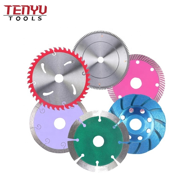 Hot Sell Laser Weld Circular Disc Cutter Diamond TCT Saw Blade Diamond Grinding Wheel for Wood Stone Granite Marble Aluminum