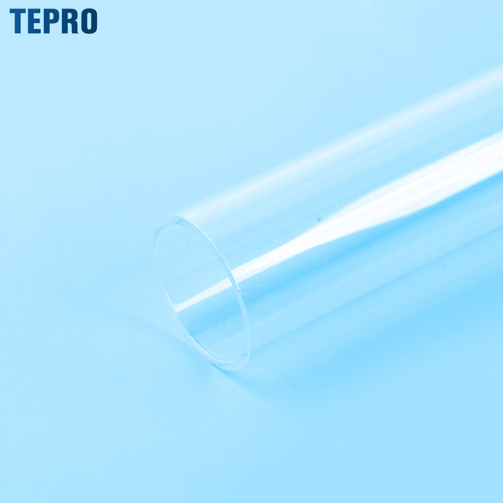 Large Diameter High Purity Heat Resistant Clear Open End UV Quartz Tube Glass Pipe Uv Light Quartz Sleeves