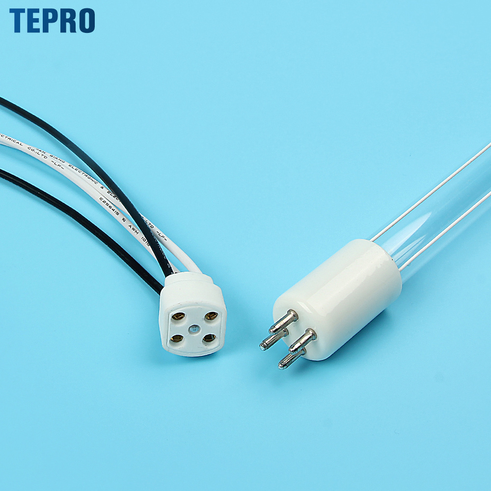 UV Lamp Socket Ceramic Holder UV Disinfection Lampholder Lamp Holder G10Q Connector