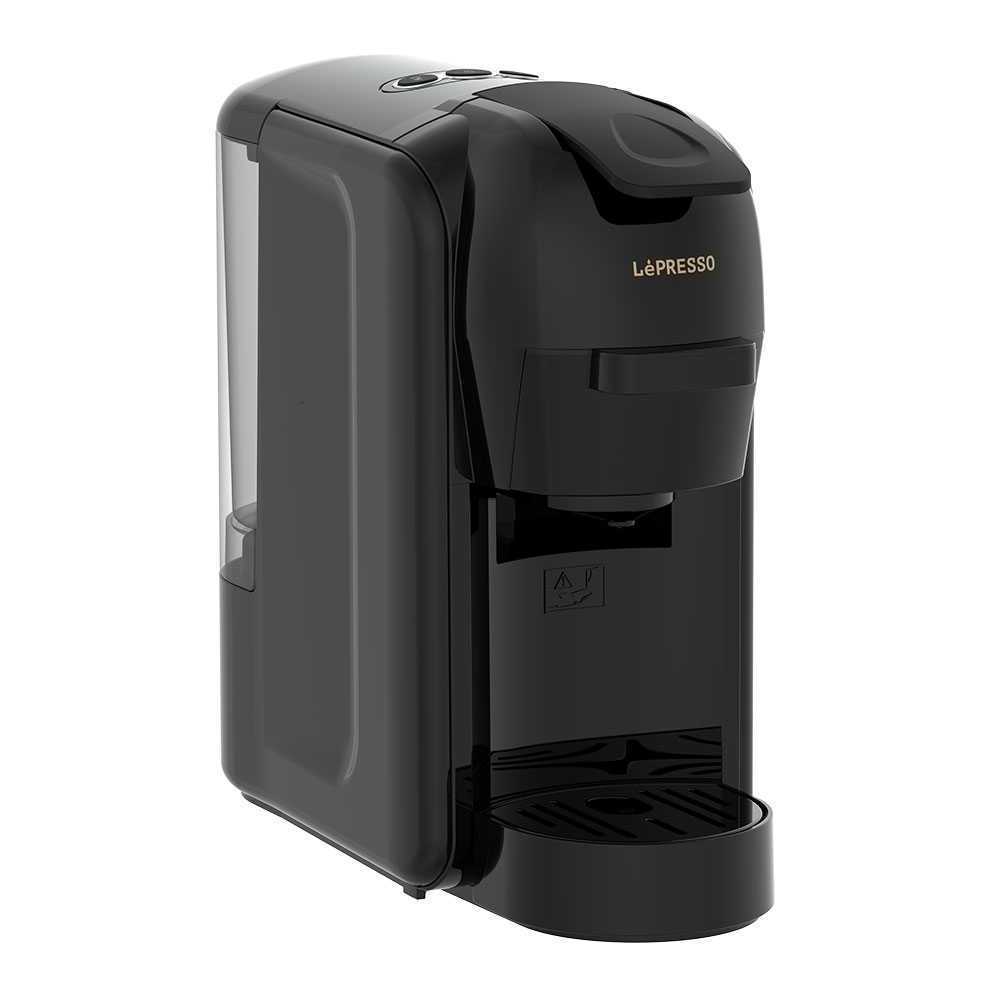 LePresso Lieto Multi-Capsule Coffee Machine LePresso Lieto Multi-Capsule Coffee Machine Espresso 3 in 1 Black Gift White