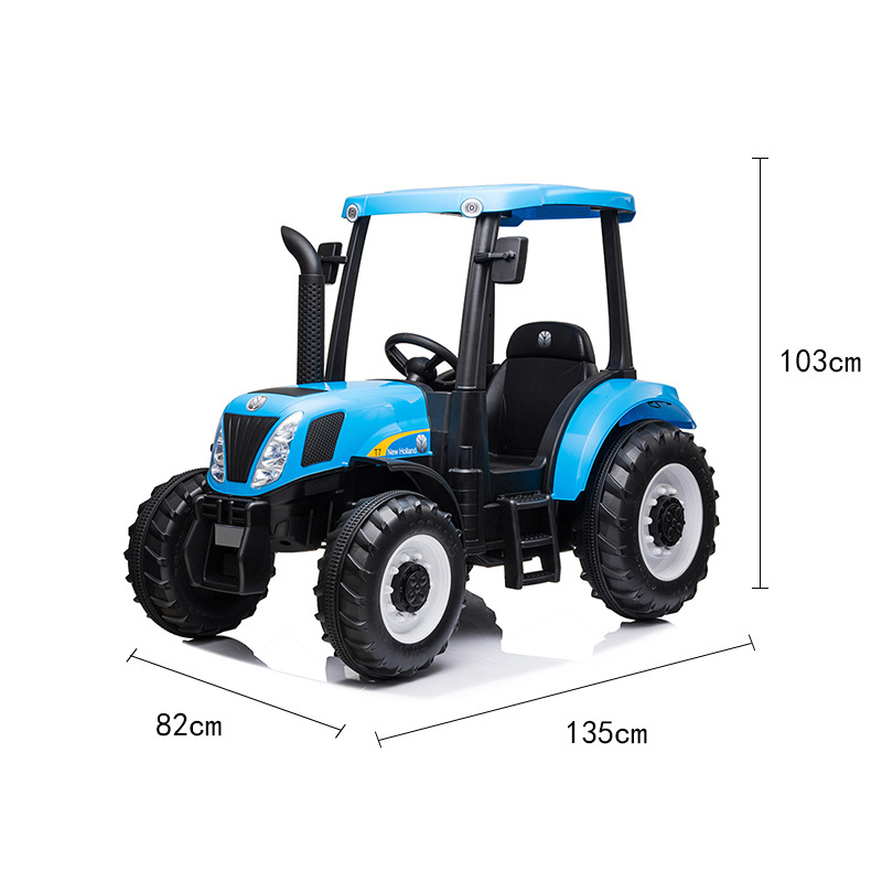 NEW HOLLAND T7 Licensed 12V Children Electric Car Ride On Tractor For Kids