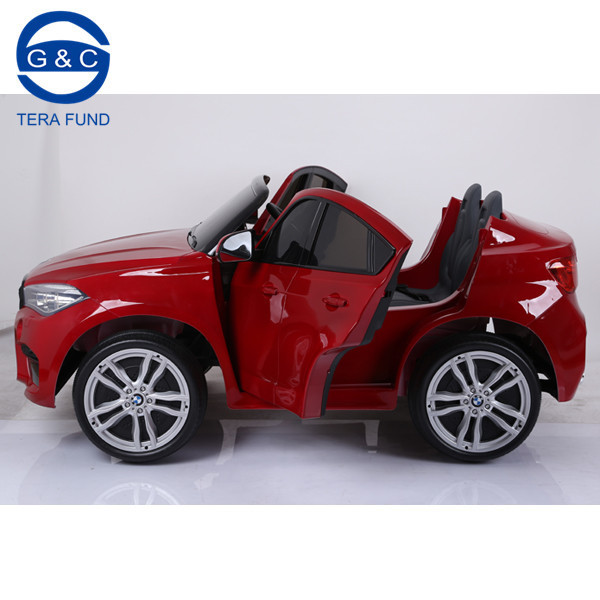 2018 X6M BMW Licensed double seat kids car 12 volt kids electric car ride on