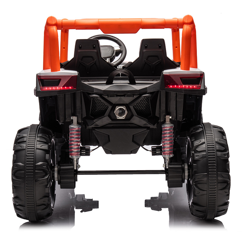 2024 Newest 2.4G R/C Kids Electric 4X4 Jeep Unisex Toy with 24V Battery 12V7AH Wheel Power for 2-4 Years Plastic PP Material