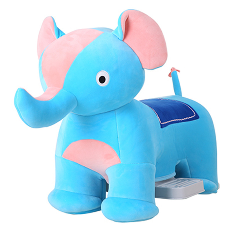 Children's Riding Animal Electric Elephant Plush Toy Kids Ride On Car