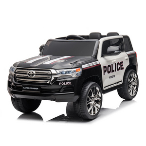 12V ride on police car for kids, Battery powered electric vehicle truck with remote control