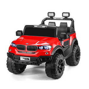 12V Ride on Truck, Dual Drive Electric Battery Powered Kids Toddler Motorized Off-Road Vehicles Toy Car BR21B