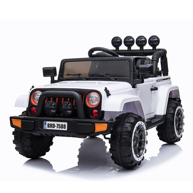 12V Ride On Truck, Kids Electric Car Toys with Parent Remote Control, Battery Powered, LED Lights, MP3 Player BR588