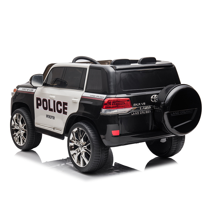 Toyota Land Cruiser Licensed Police Battery Powered Ride On Car For Kids With 12v Battery 550*2