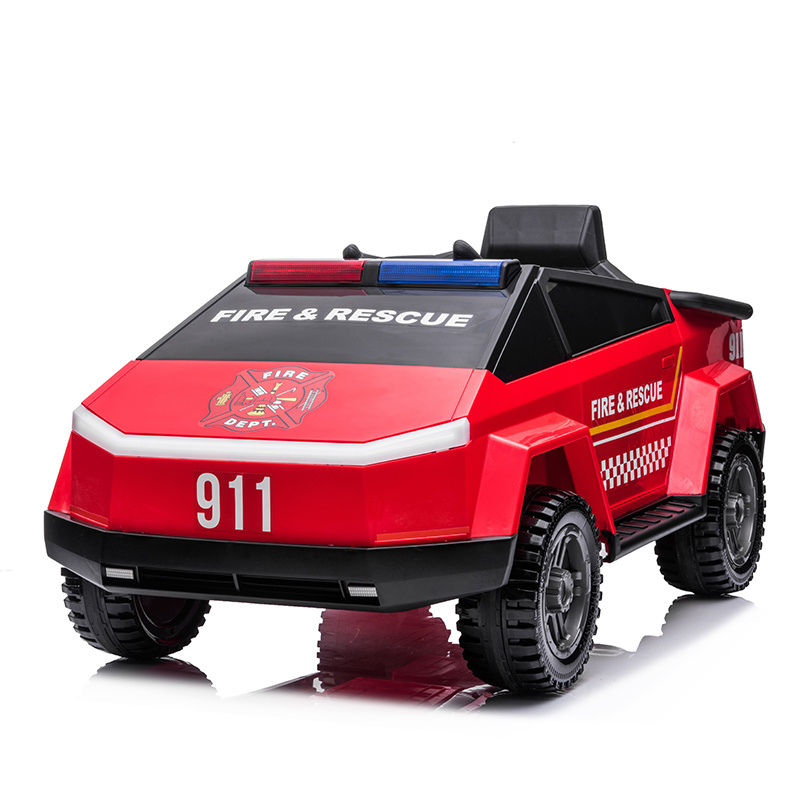 12V Kids Ride on Car w/Parent Remote Control Battery Powered Electric Vehicle Ride on Toys Police Car for Boys Girls BR2102