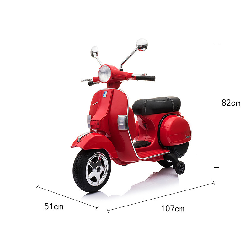 kids Rechargeable Motorcycle Toys Cars for Children Newest Ride on Car Vespa PX150