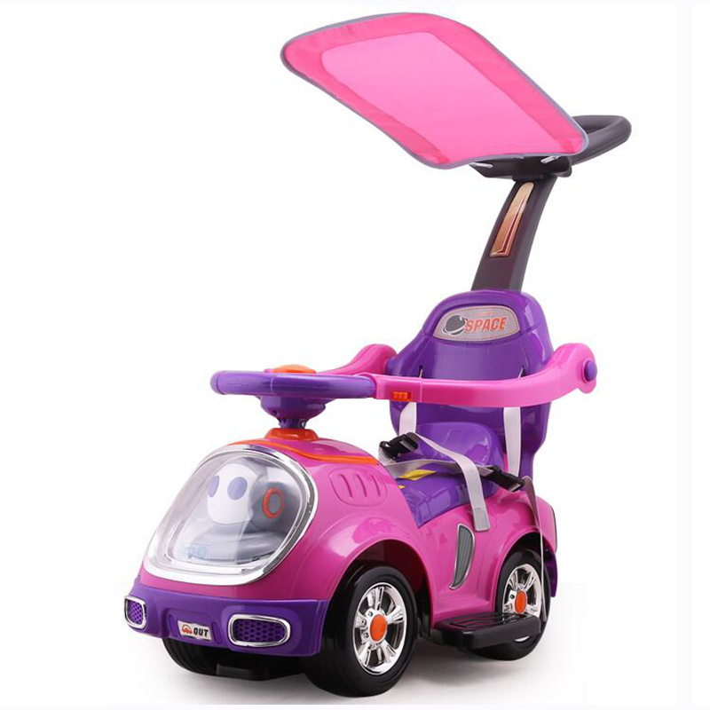 Kids 3-in-1 Outdoor Push Car Toddler Ride On Wagon Play Toy Stroller