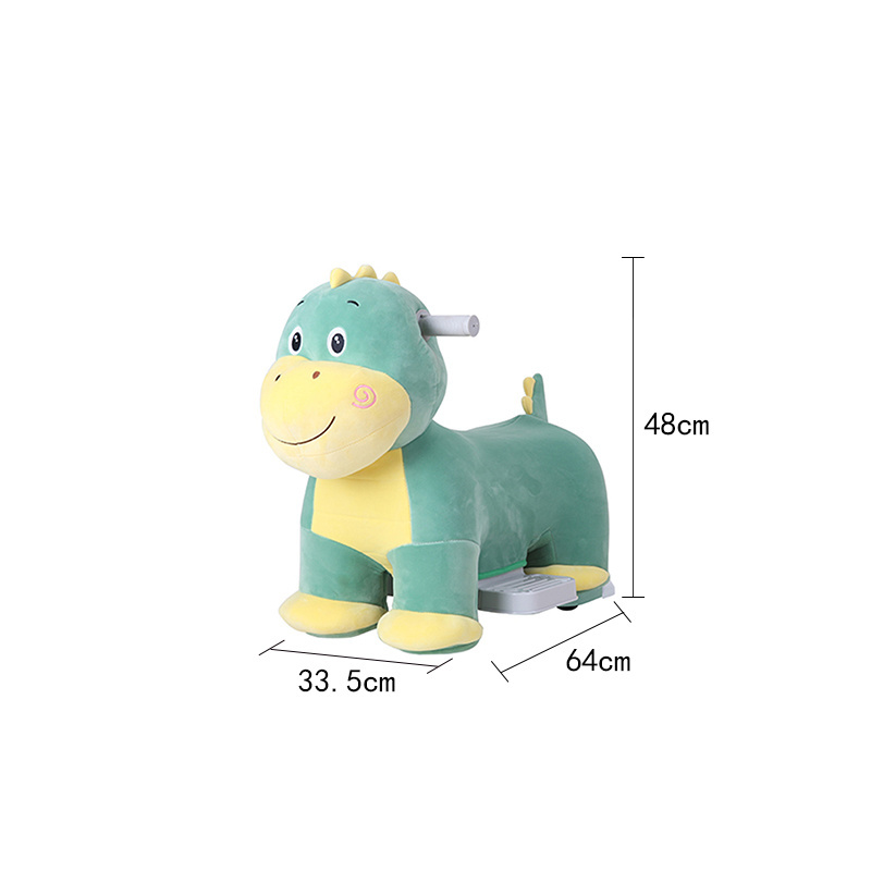 Children's riding animal dinosaur plush toy electric car voiture pour enfants