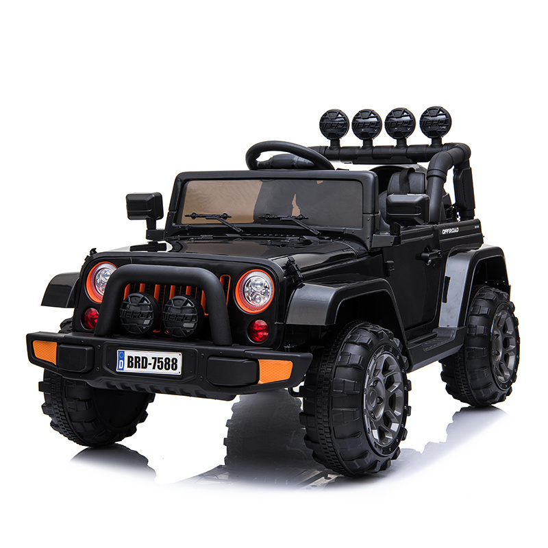 12V Ride On Truck, Kids Electric Car Toys with Parent Remote Control, Battery Powered, LED Lights, MP3 Player BR588