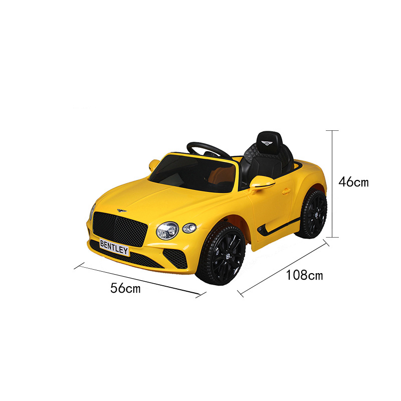 Bentley Licensed Ride-On Car Toy for Boys and Girls Classic 6V Battery Operated EN71 Certified MP3 Function PP Material