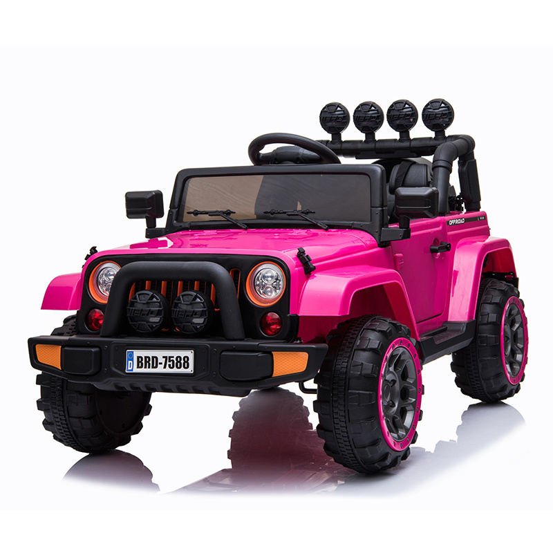 12V Ride On Truck, Kids Electric Car Toys with Parent Remote Control, Battery Powered, LED Lights, MP3 Player BR588