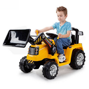 Kids Ride On Tractor Bulldozer Loader Digger Tractor Electric Car Battery Children Toy